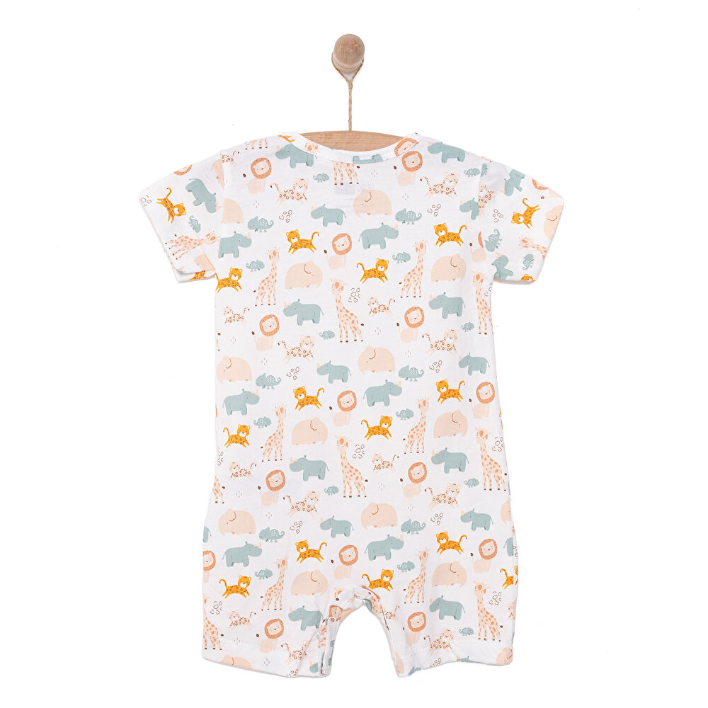 Yenidoğan Erkek Kısa Tulum Erkek Bebek