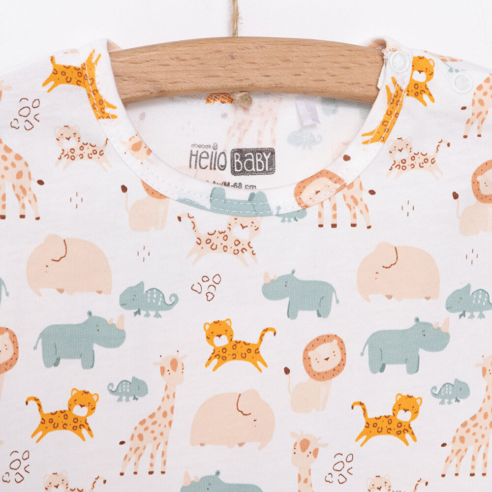 Yenidoğan Erkek Kısa Tulum Erkek Bebek