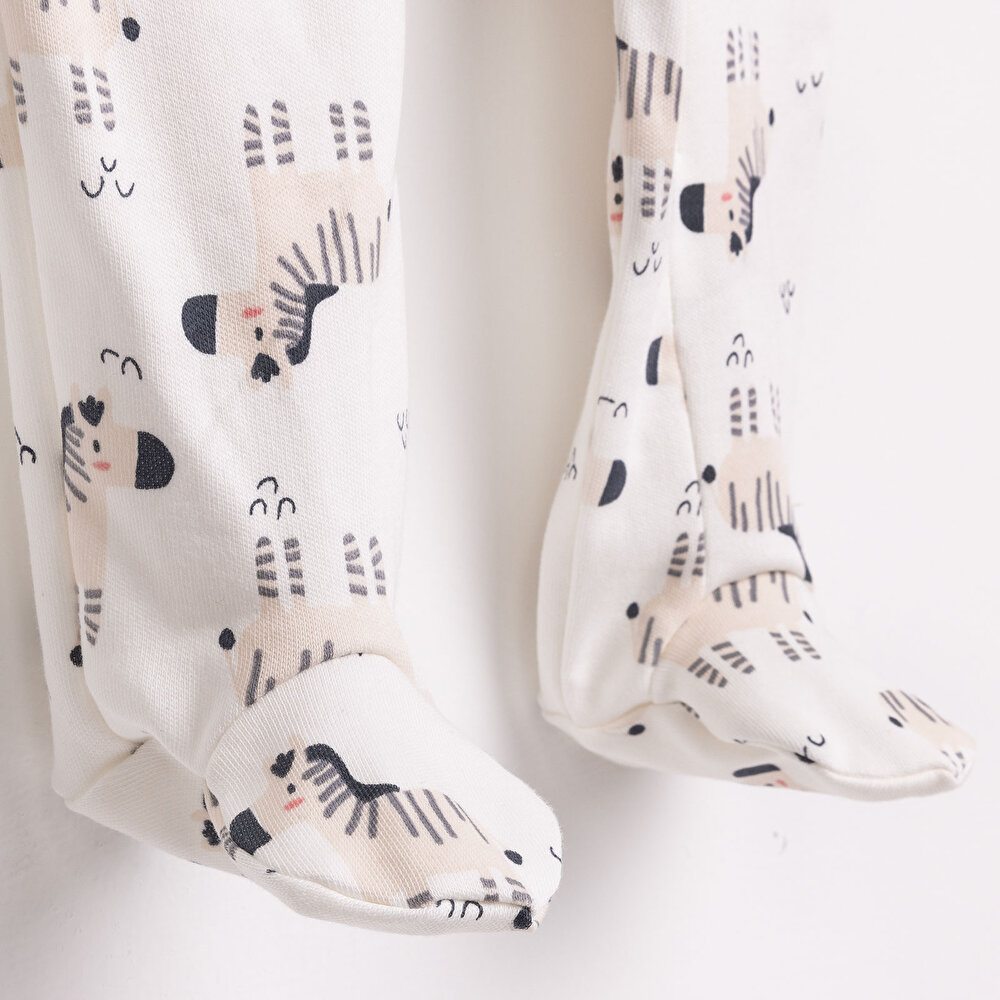 Yenidoğan Erkek  Patikli Tulum Erkek Bebek