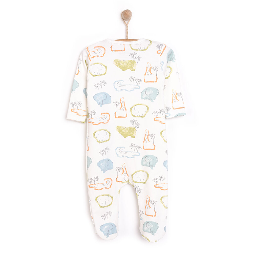 Yenidoğan Erkek  Patikli Tulum Erkek Bebek