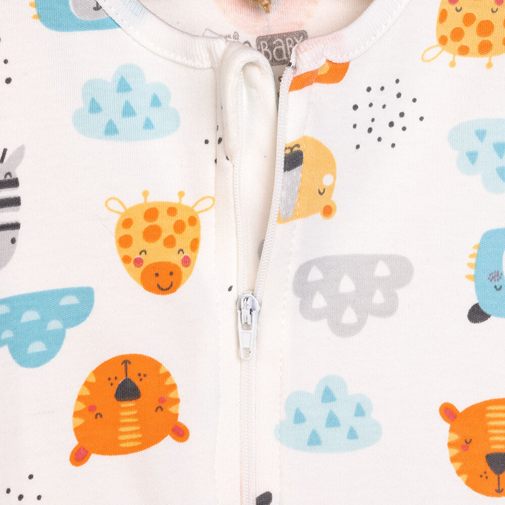 Yenidoğan Erkek Patikli Tulum Erkek Bebek