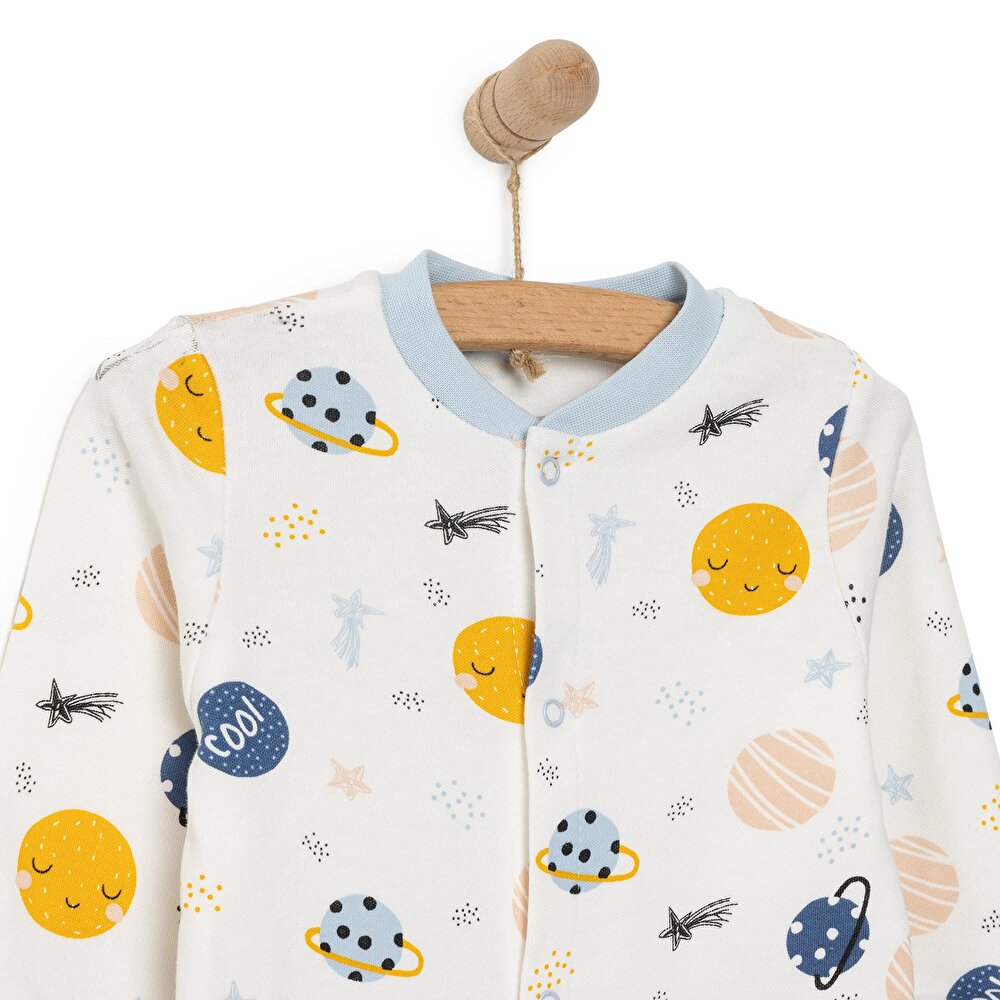 Yenidoğan Erkek Patiksiz Tulum Erkek Bebek