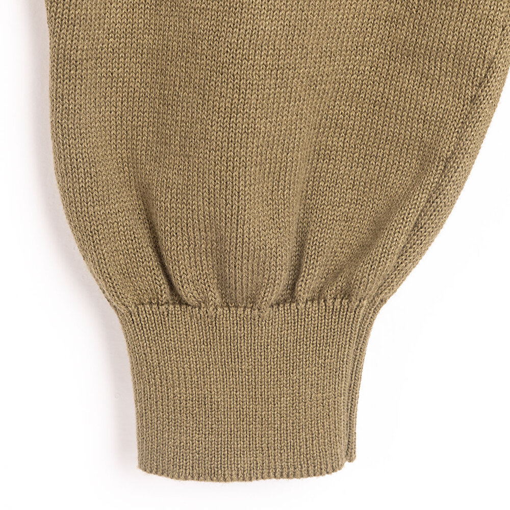 Erkek Bebek Triko Patiksiz Tulum Düğmeli Uzun Kol