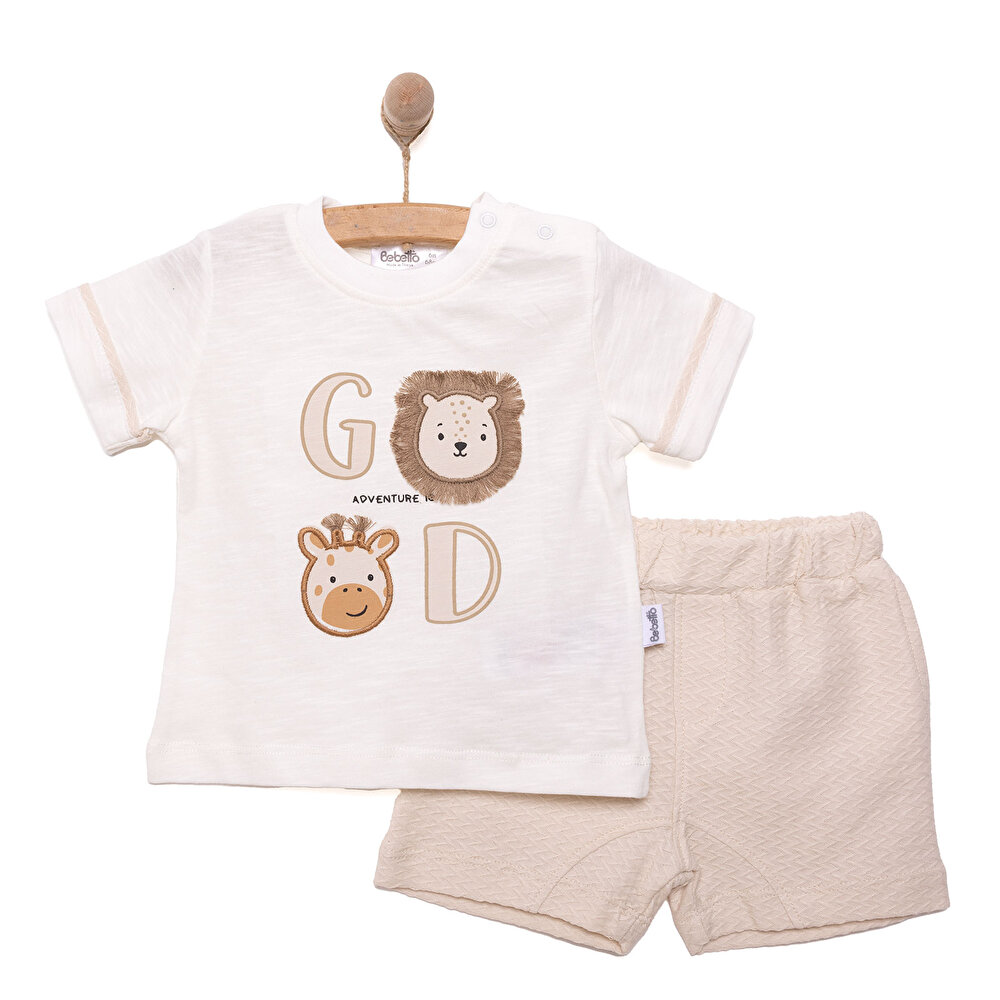 Yenidoğan Good Adventure Tshirt-Şort Erkek Bebek