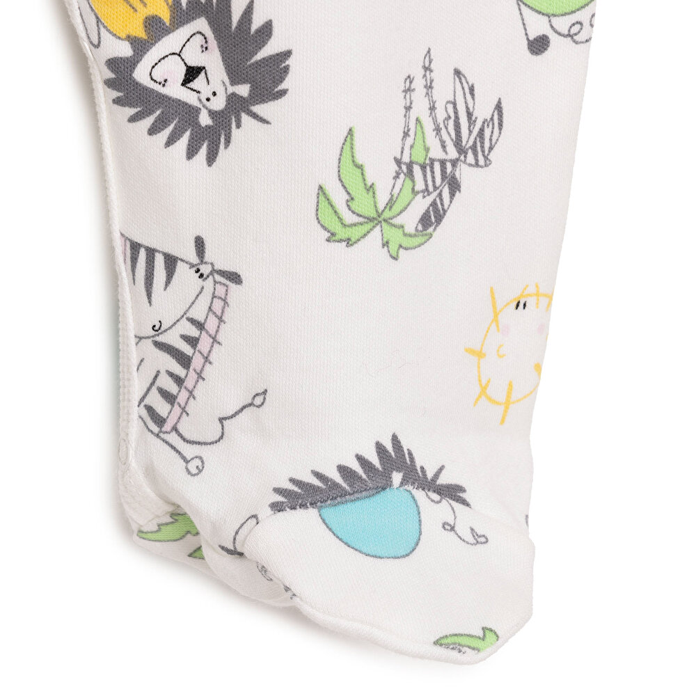 Yenidoğan Hayvanlar Baskılı Erkek Tulum-Şapka Erkek Bebek