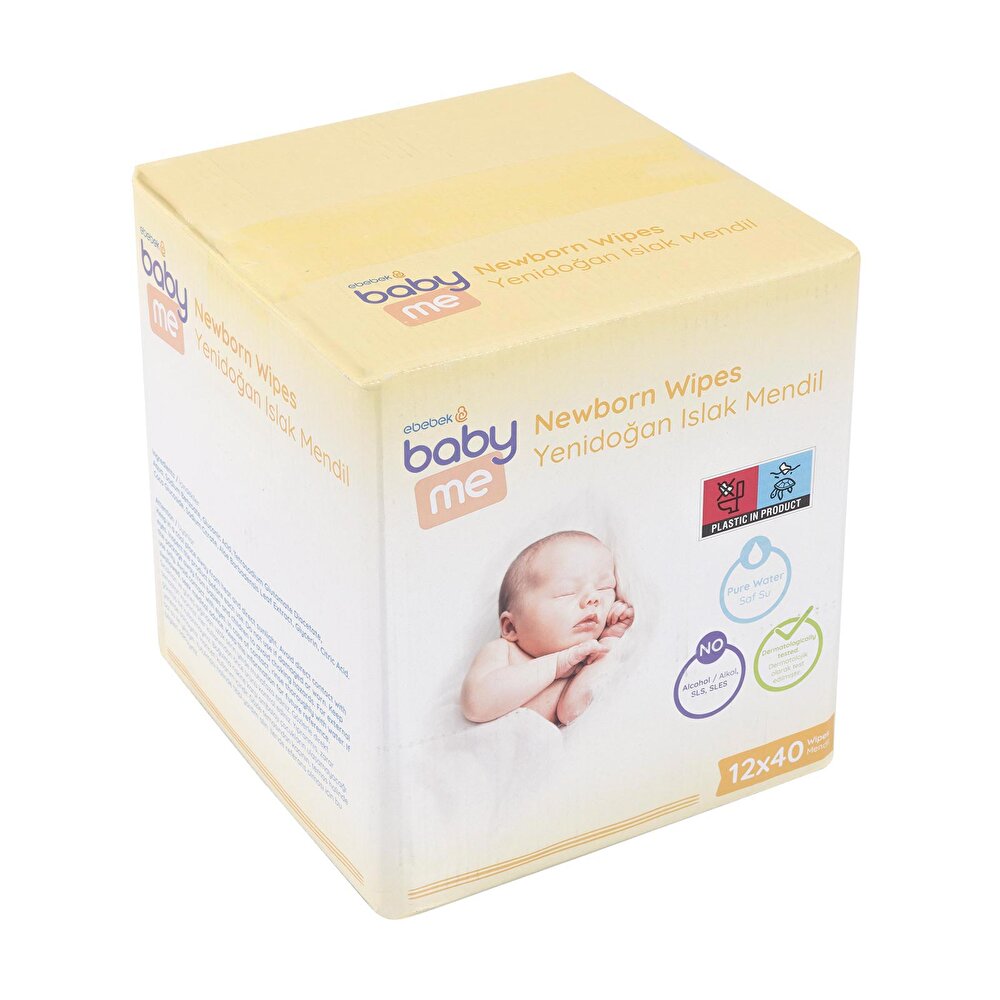 Yenidoğan Islak Mendil 12x40 Adet