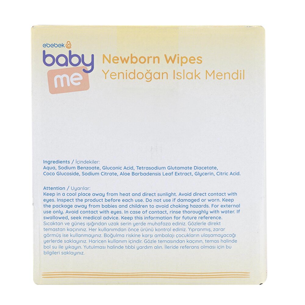 Yenidoğan Islak Mendil 12x40 Adet
