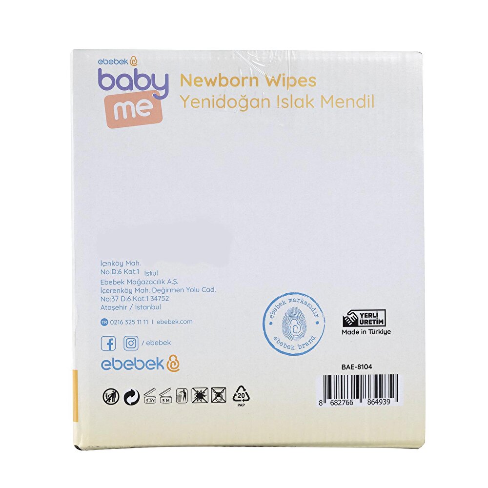 Yenidoğan Islak Mendil 24x40 Adet