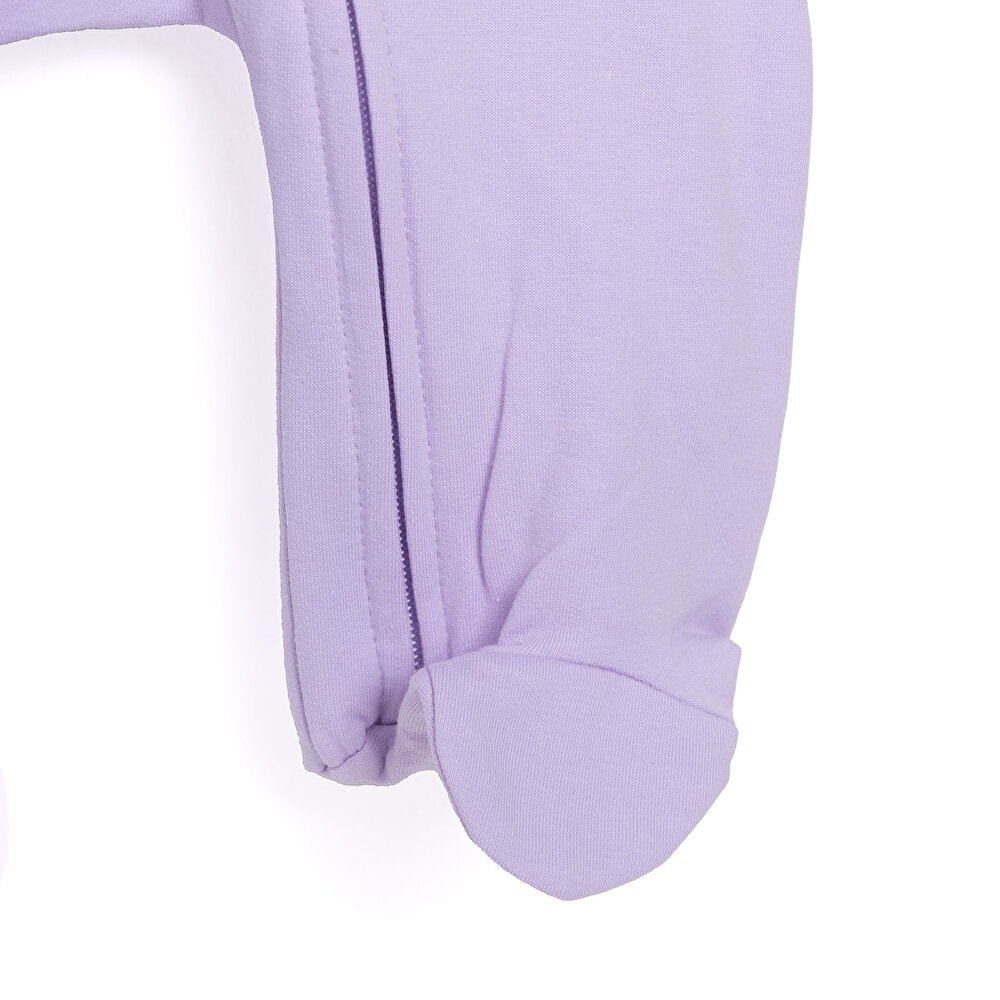 Yenidoğan Kapüşonlu Tulum Kız Bebek