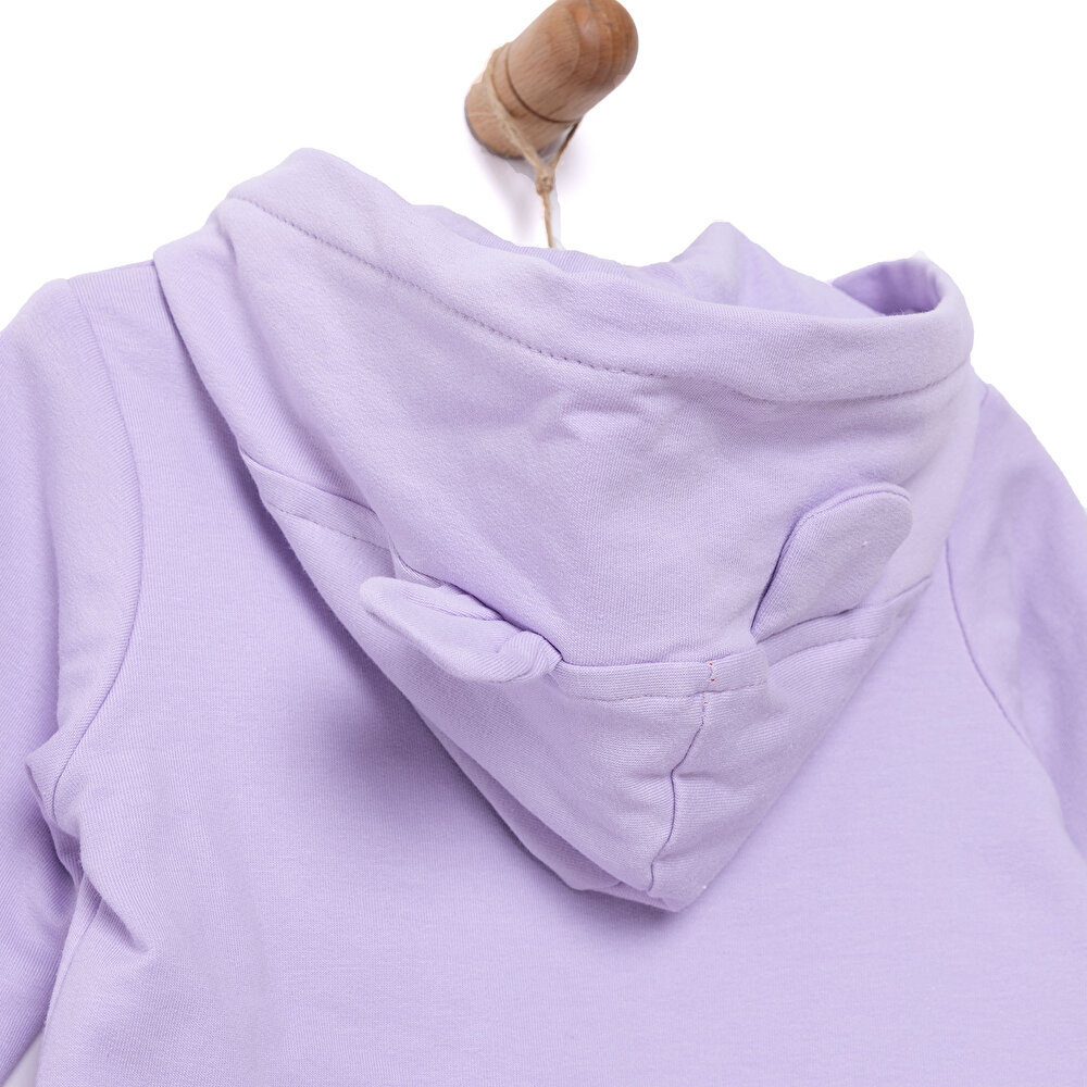 Yenidoğan Kapüşonlu Tulum Kız Bebek