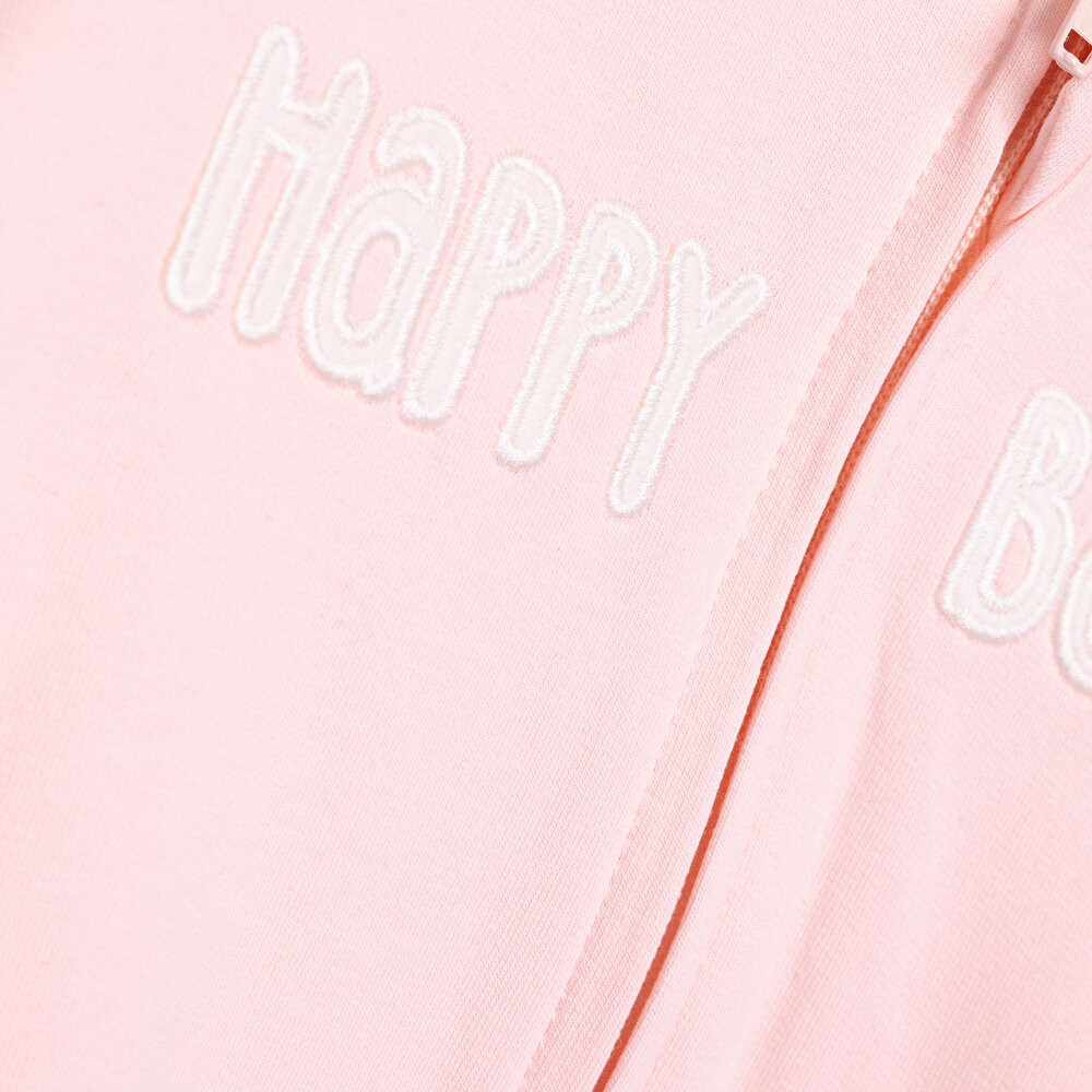 Yenidoğan Kapüşonlu Tulum Kız Bebek