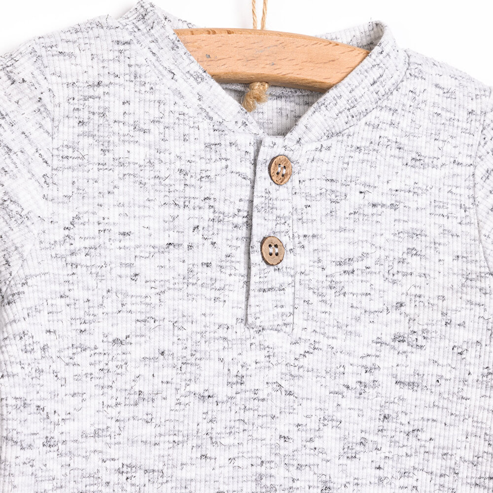 Yenidoğan Kaşkorse Sweatshirt Erkek Bebek