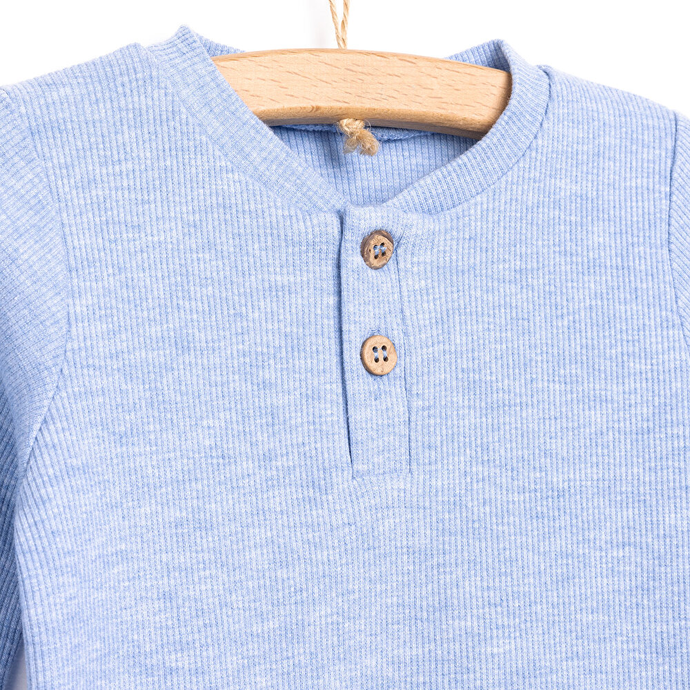 Yenidoğan Kaşkorse Sweatshirt Erkek Bebek