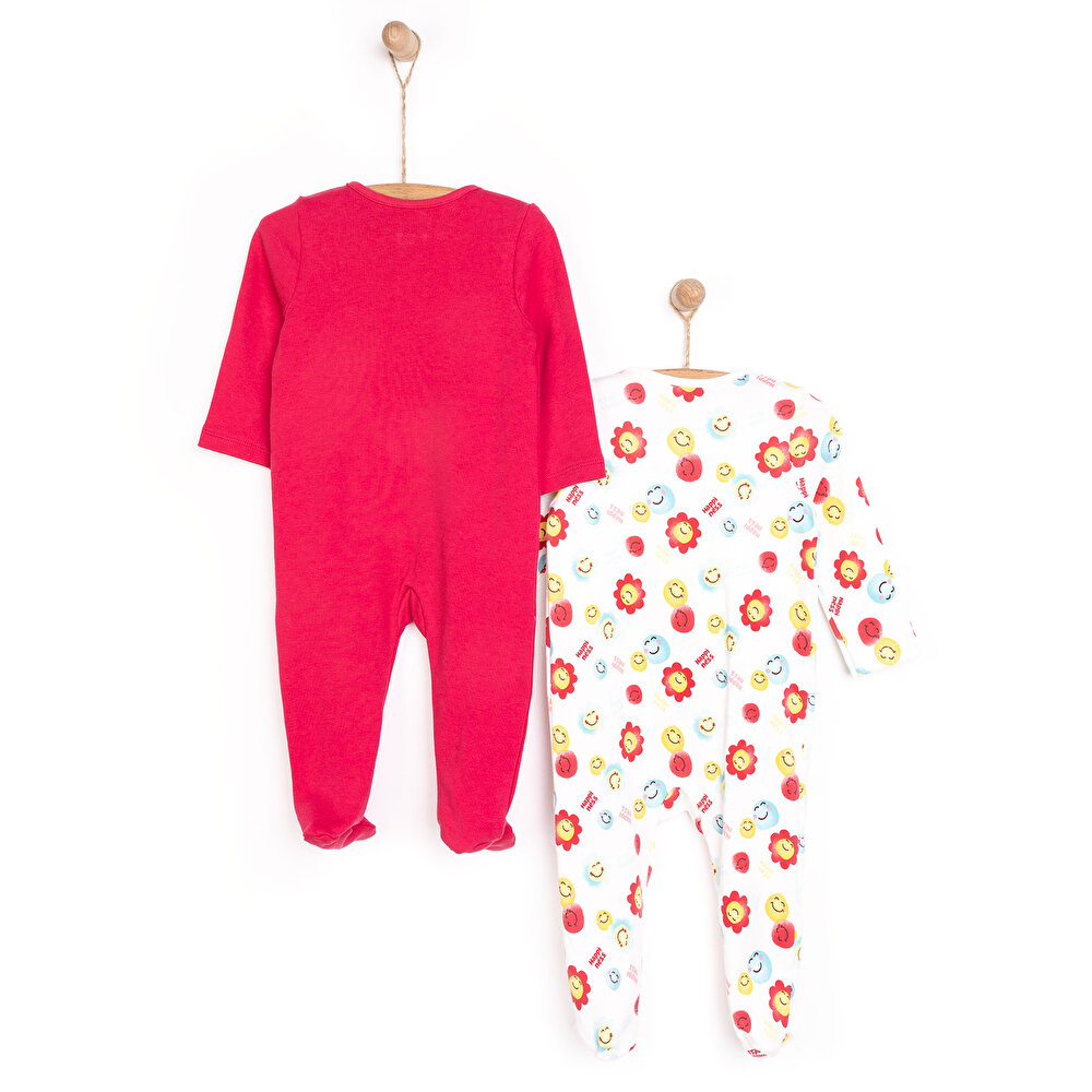 Yenidoğan Kız  2li Patikli Tulum Kız Bebek