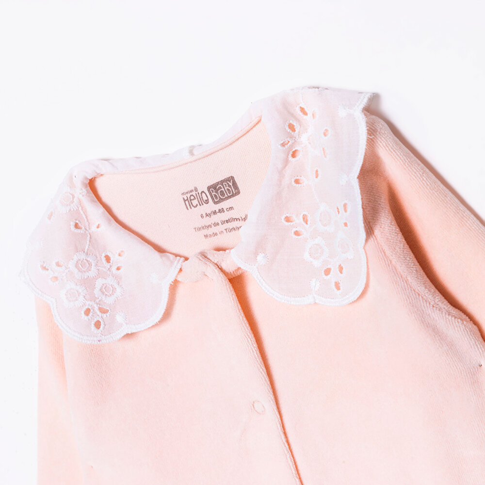 Yenidoğan Kadife Patikli Tulum