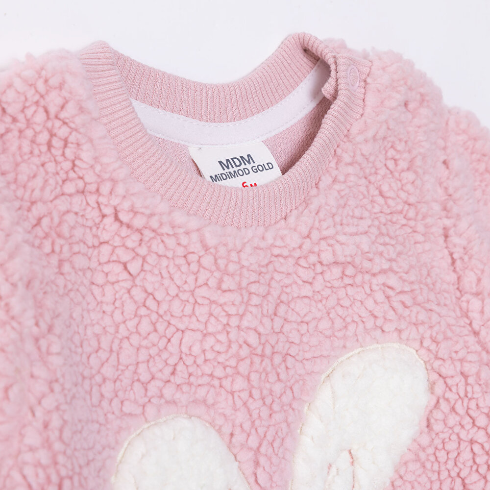 Yenidoğan Sweatshirt-Patiksiz Alt Wellsoft Örme Bisiklet Yaka Uzun Kol
