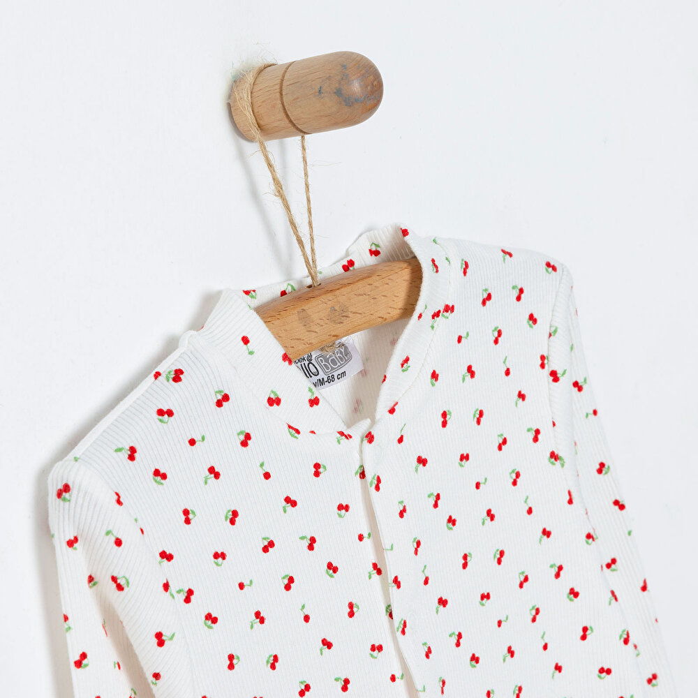 Yenidoğan Kız Çoraplı Tulum Kız Bebek