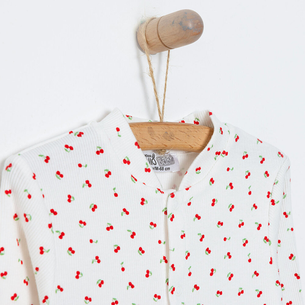 Yenidoğan Kız Çoraplı Tulum Kız Bebek