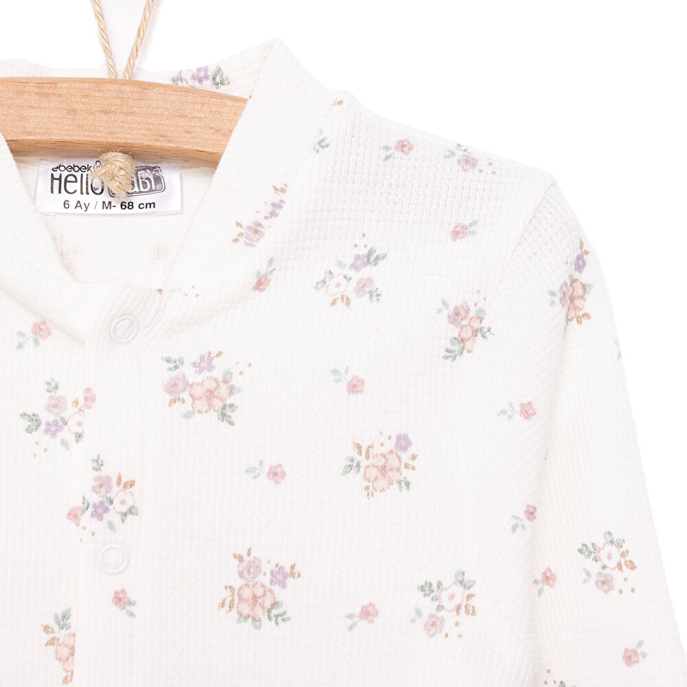 Yenidoğan Kız Çoraplı Tulum Kız Bebek