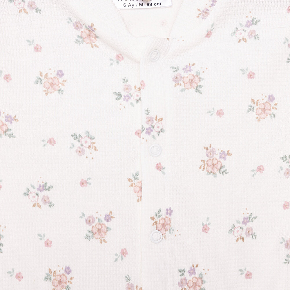 Yenidoğan Kız Çoraplı Tulum Kız Bebek