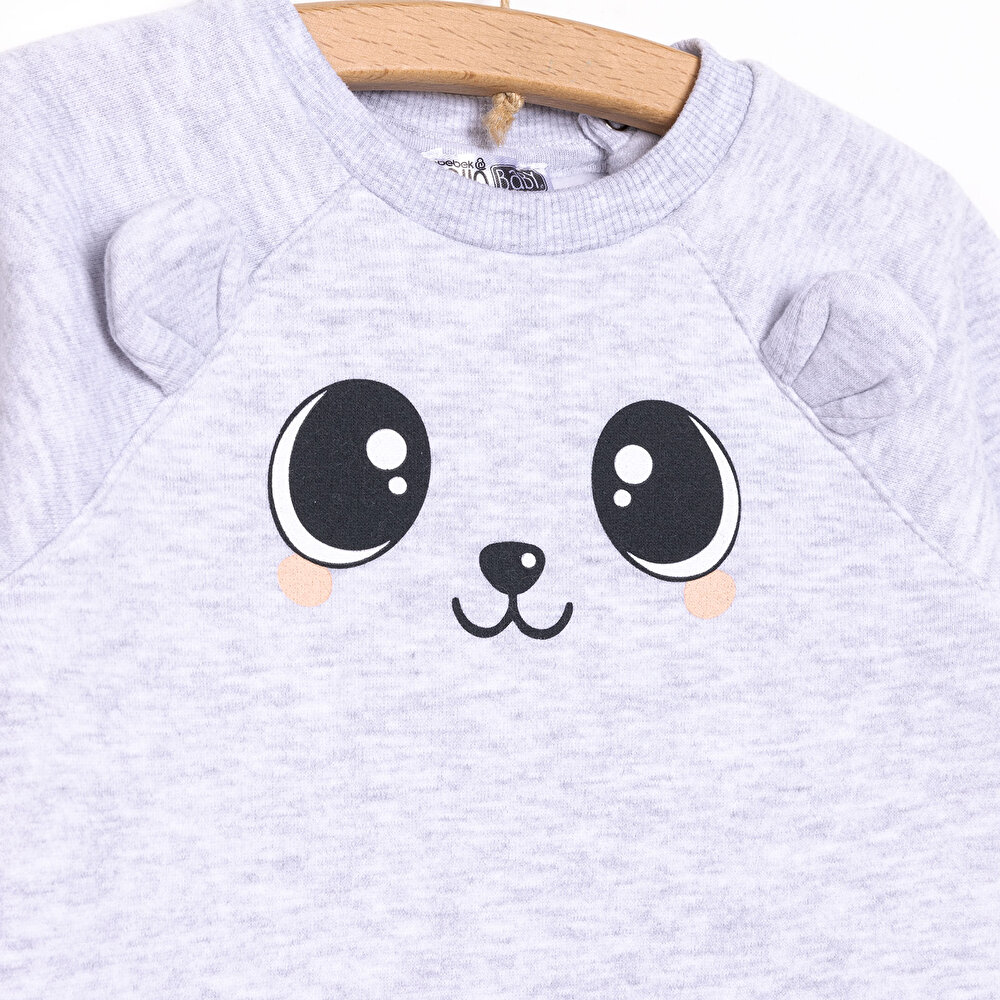 Yenidoğan Figürlü Patiksiz Tulum Kız Bebek