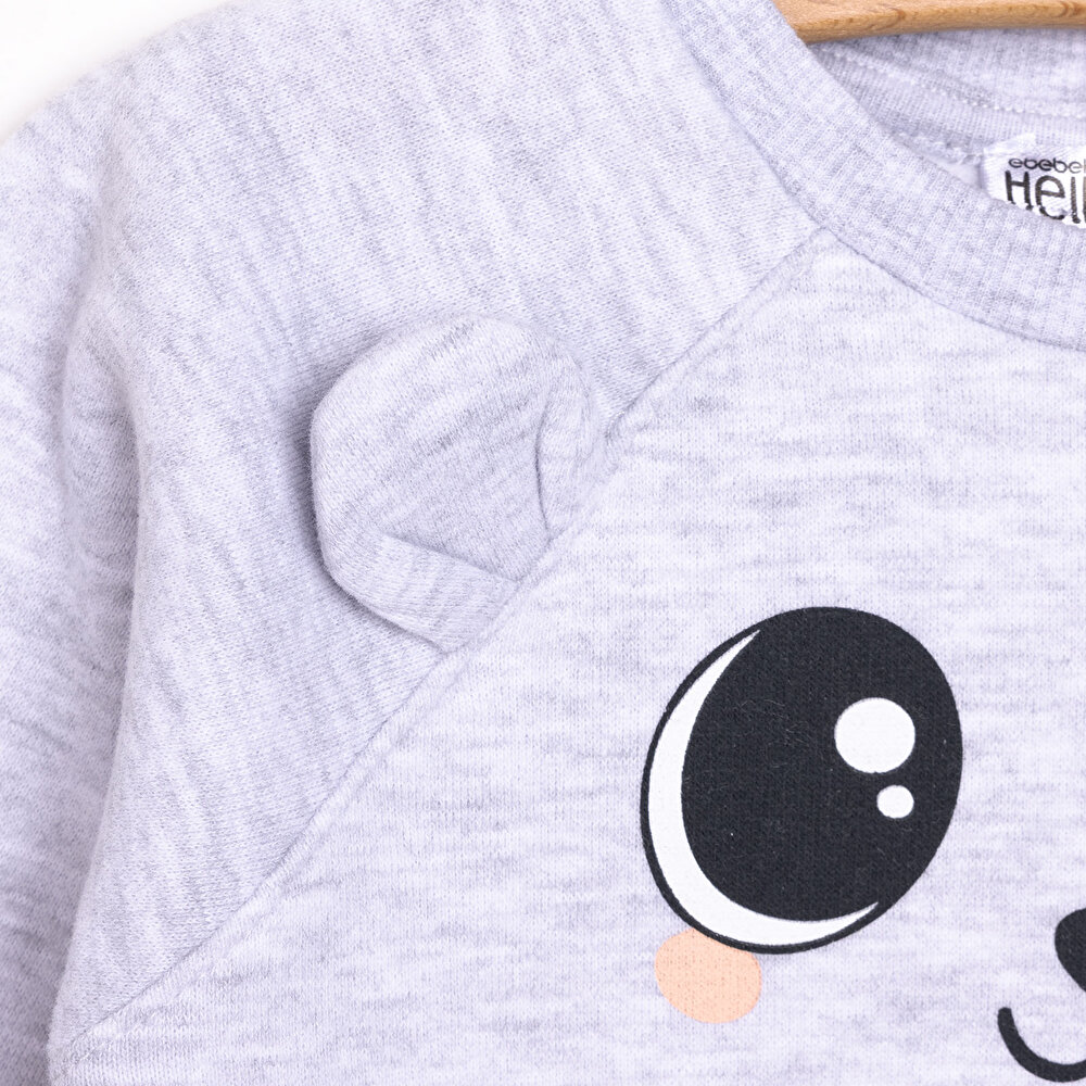 Yenidoğan Figürlü Patiksiz Tulum Kız Bebek