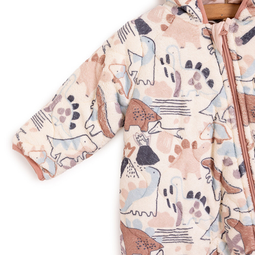 Yenidoğan Kız Kapitone Patikli Tulum Kız Bebek