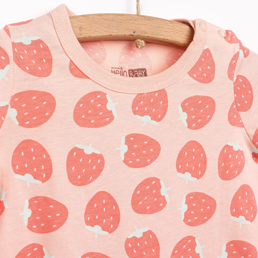 Yenidoğan Kız Kısa Tulum Kız Bebek