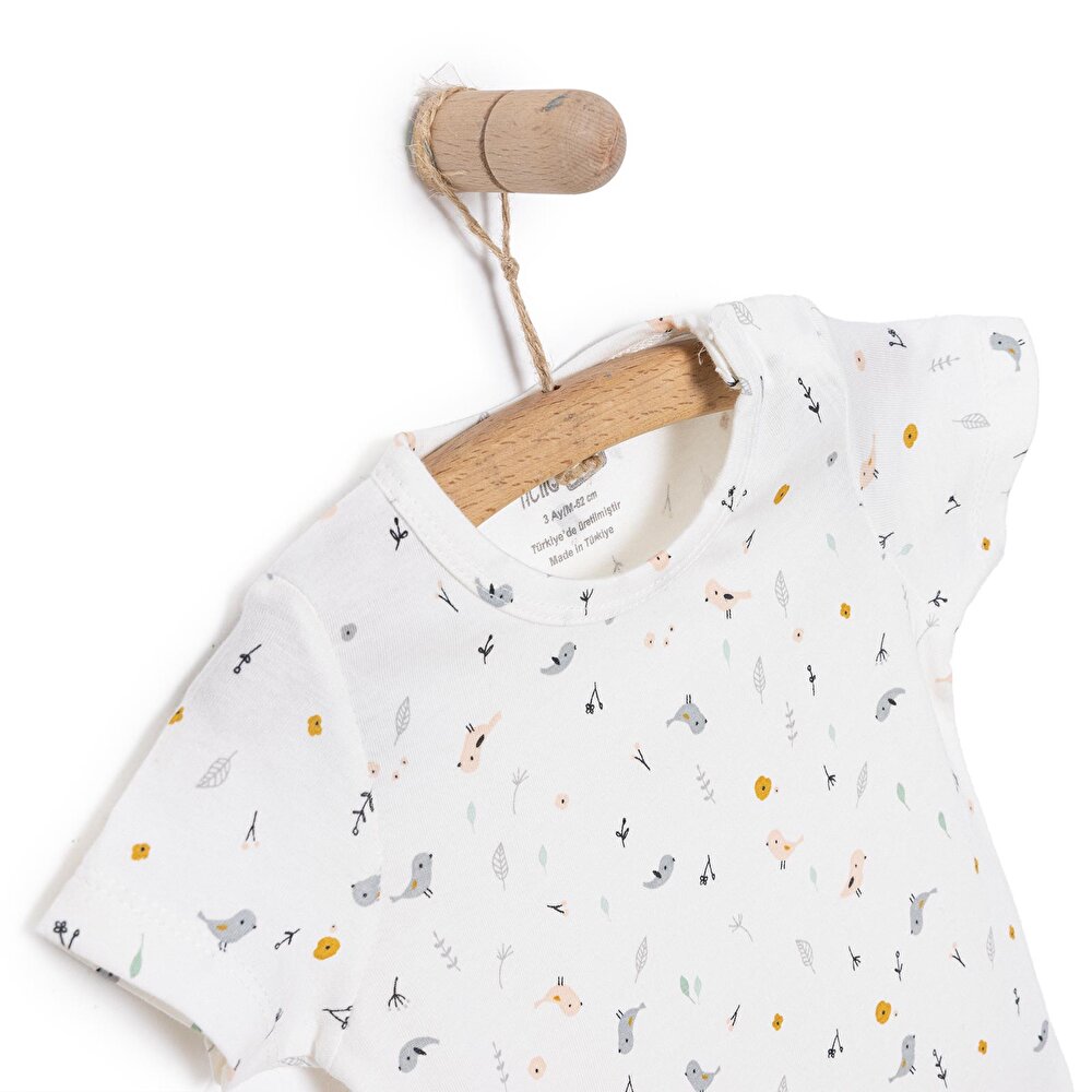 Yenidoğan Kız Kısa Tulum Kız Bebek