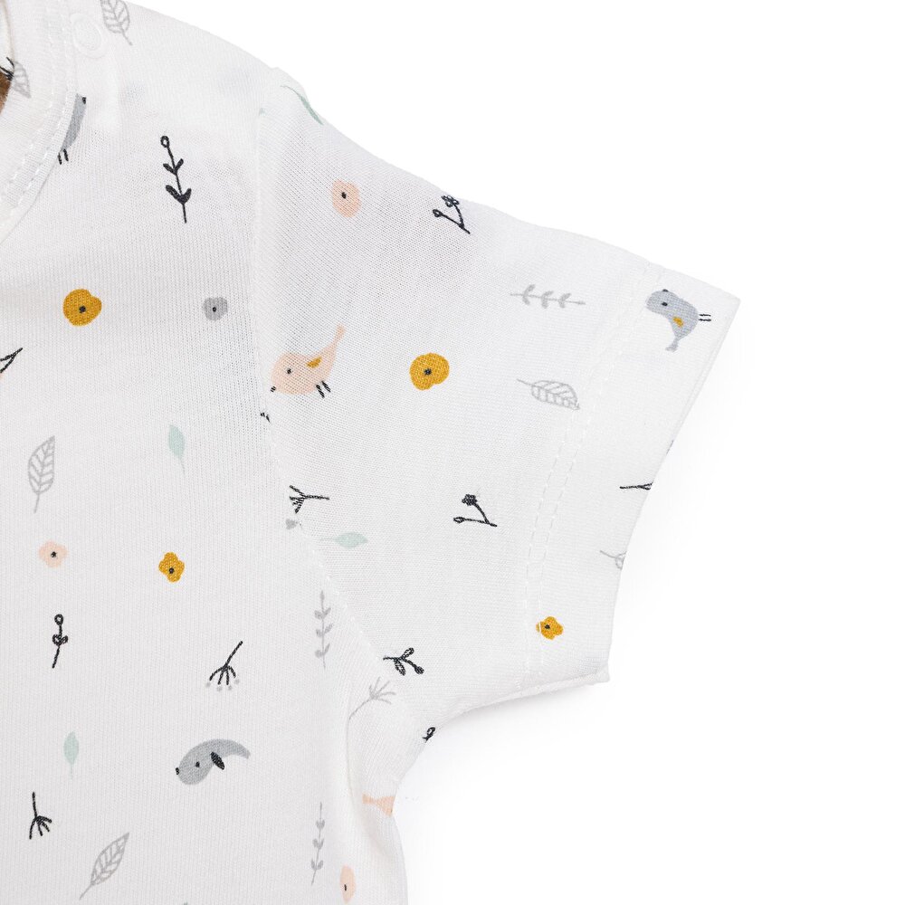 Yenidoğan Kız Kısa Tulum Kız Bebek