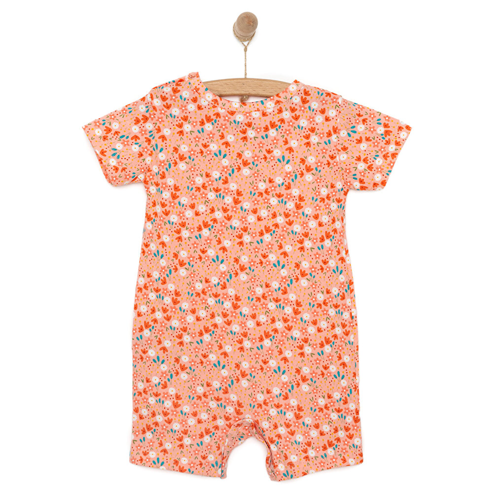 Yenidoğan Kız Kısa Tulum Kız Bebek