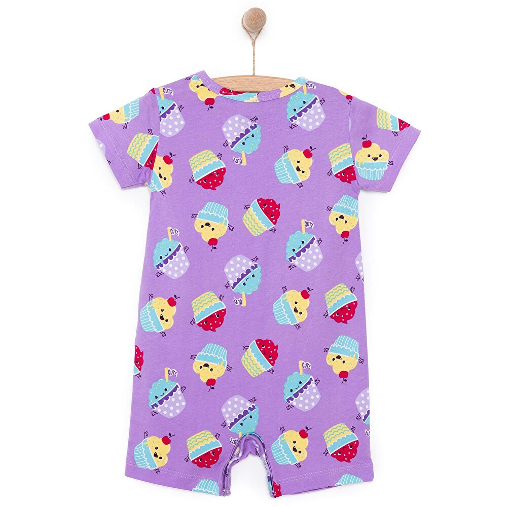 Yenidoğan Kız Kısa Tulum Kız Bebek