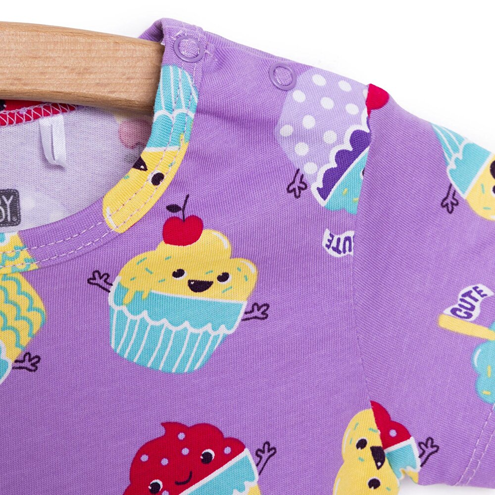 Yenidoğan Kız Kısa Tulum Kız Bebek