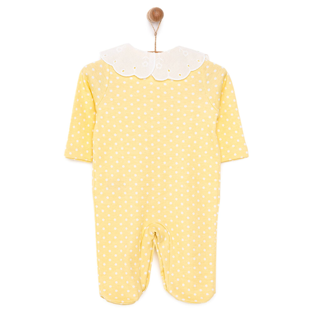 Yenidoğan Kız Patikli Tulum Kız Bebek