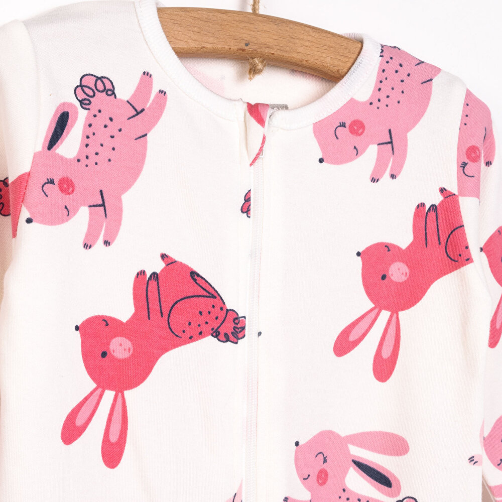 Yenidoğan Kız  Patikli Tulum Kız Bebek