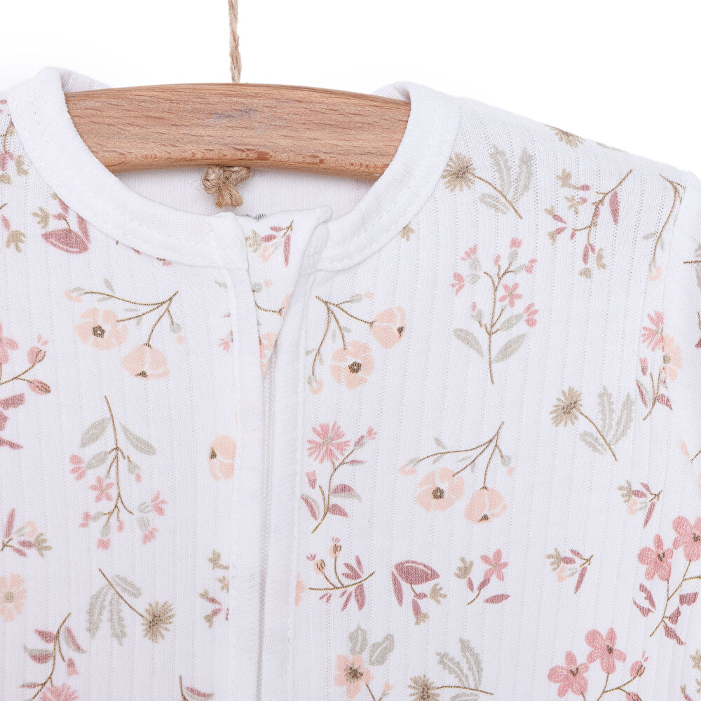 Yenidoğan Kız Patikli Tulum Kız Bebek