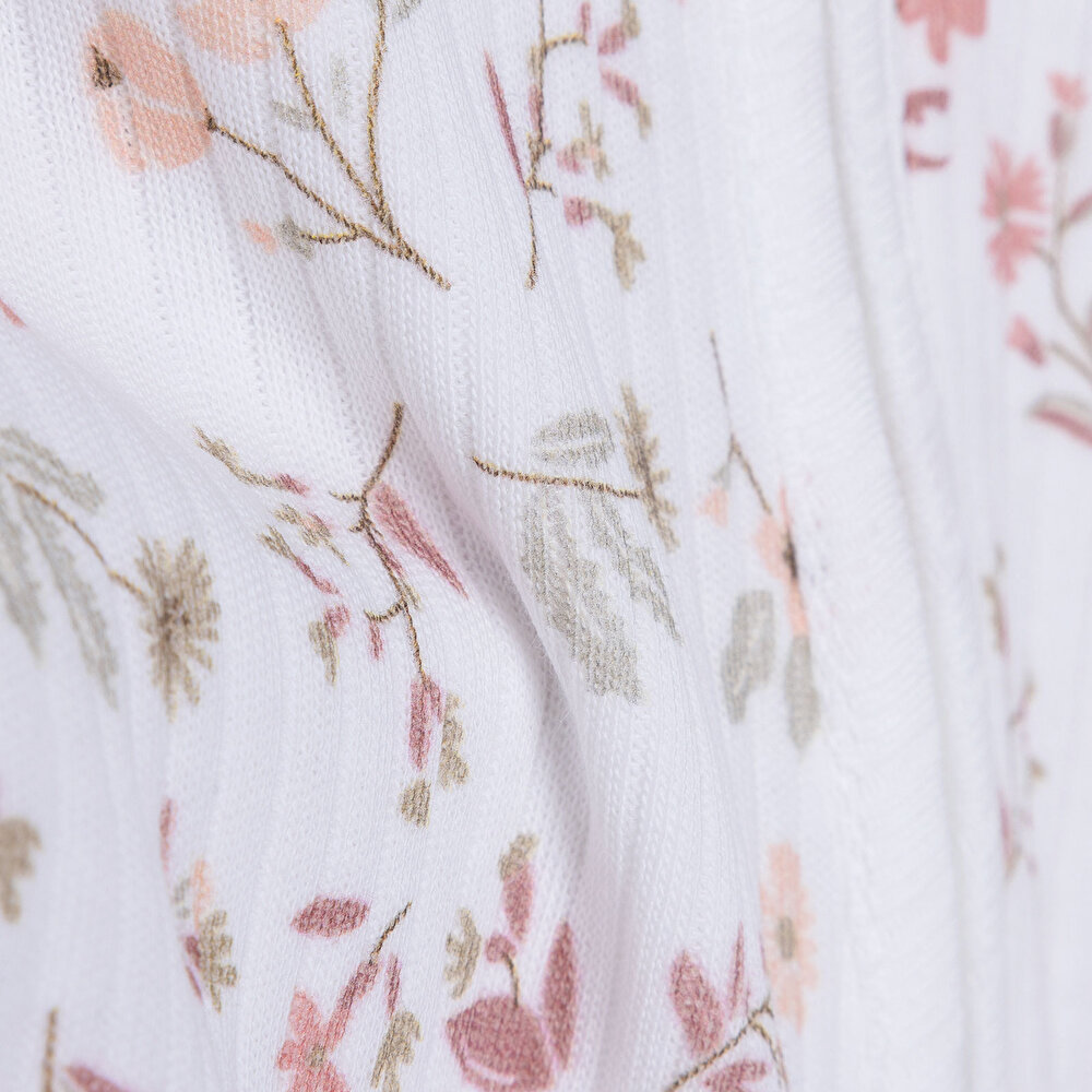 Yenidoğan Kız Patikli Tulum Kız Bebek