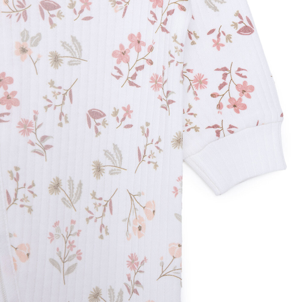 Yenidoğan Kız Patikli Tulum Kız Bebek