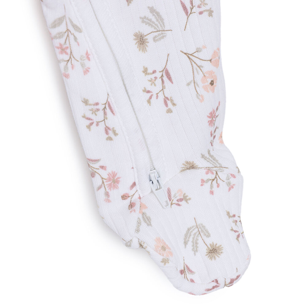 Yenidoğan Kız Patikli Tulum Kız Bebek