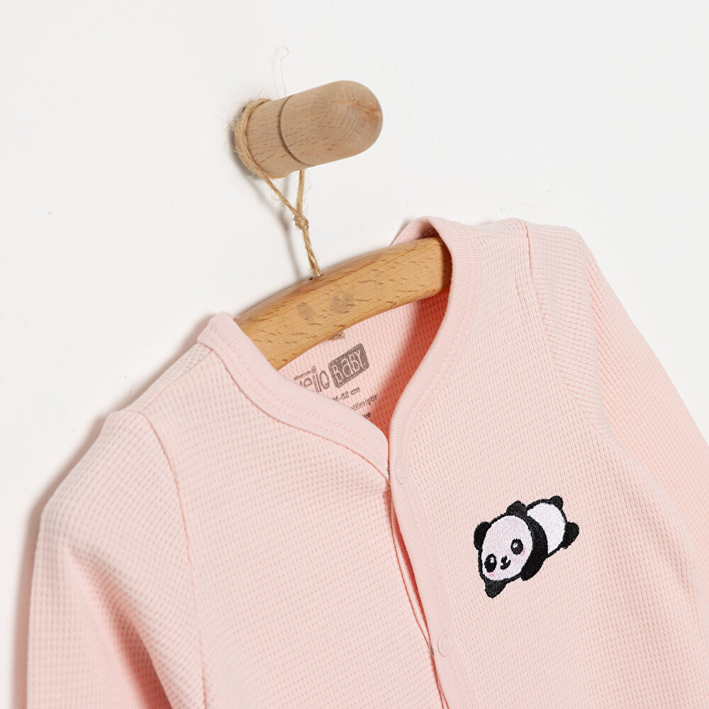 Yenidoğan Kız Patiksiz Tulum Kız Bebek