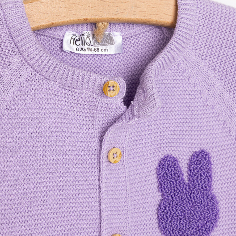 Yenidoğan Kız Triko Patiksiz Tulum Kız Bebek