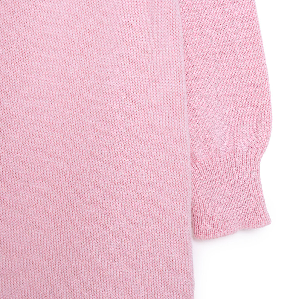 Yenidoğan Kız Triko Patiksiz Tulum Kız Bebek