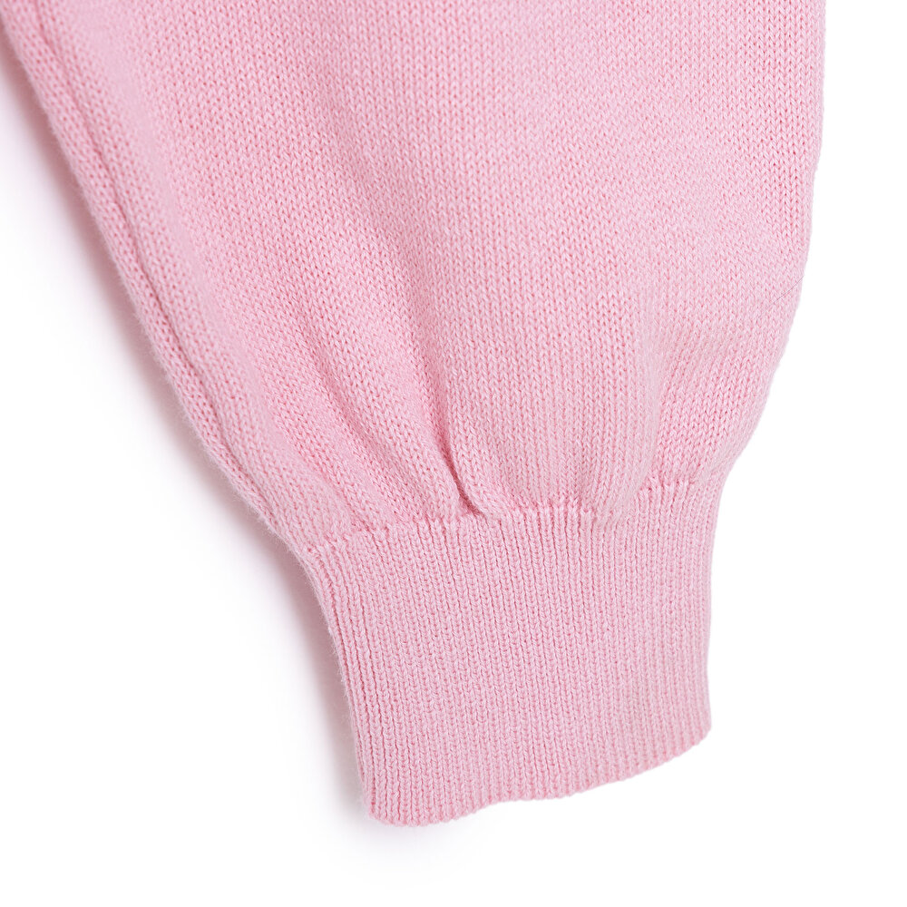 Yenidoğan Kız Triko Patiksiz Tulum Kız Bebek