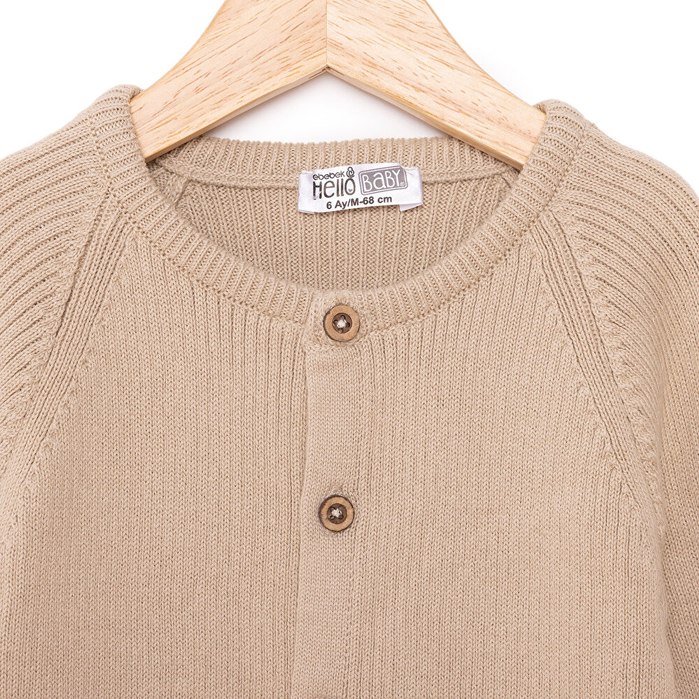 Yenidoğan Kız Triko Patiksiz Tulum Unisex