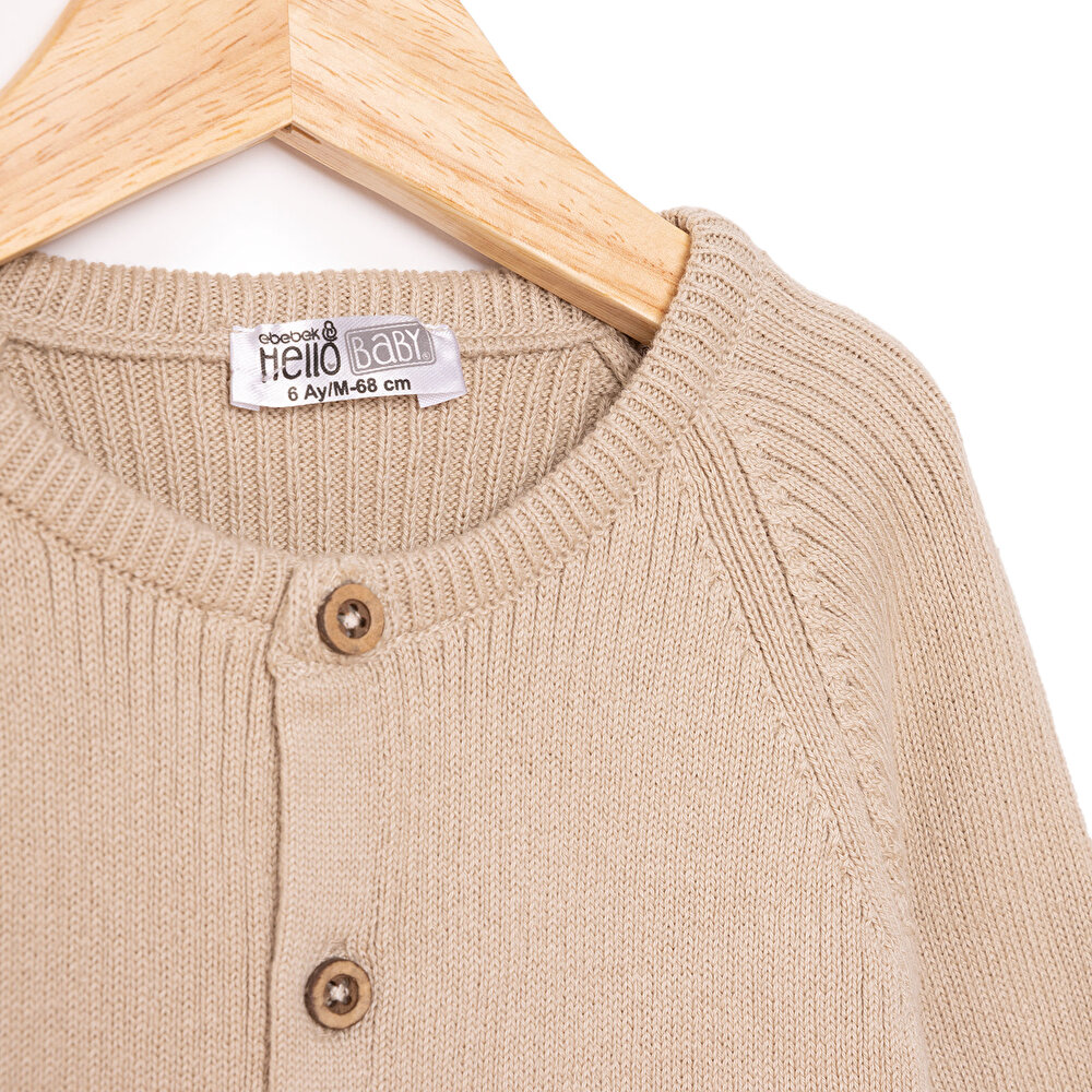 Yenidoğan Kız Triko Patiksiz Tulum Unisex