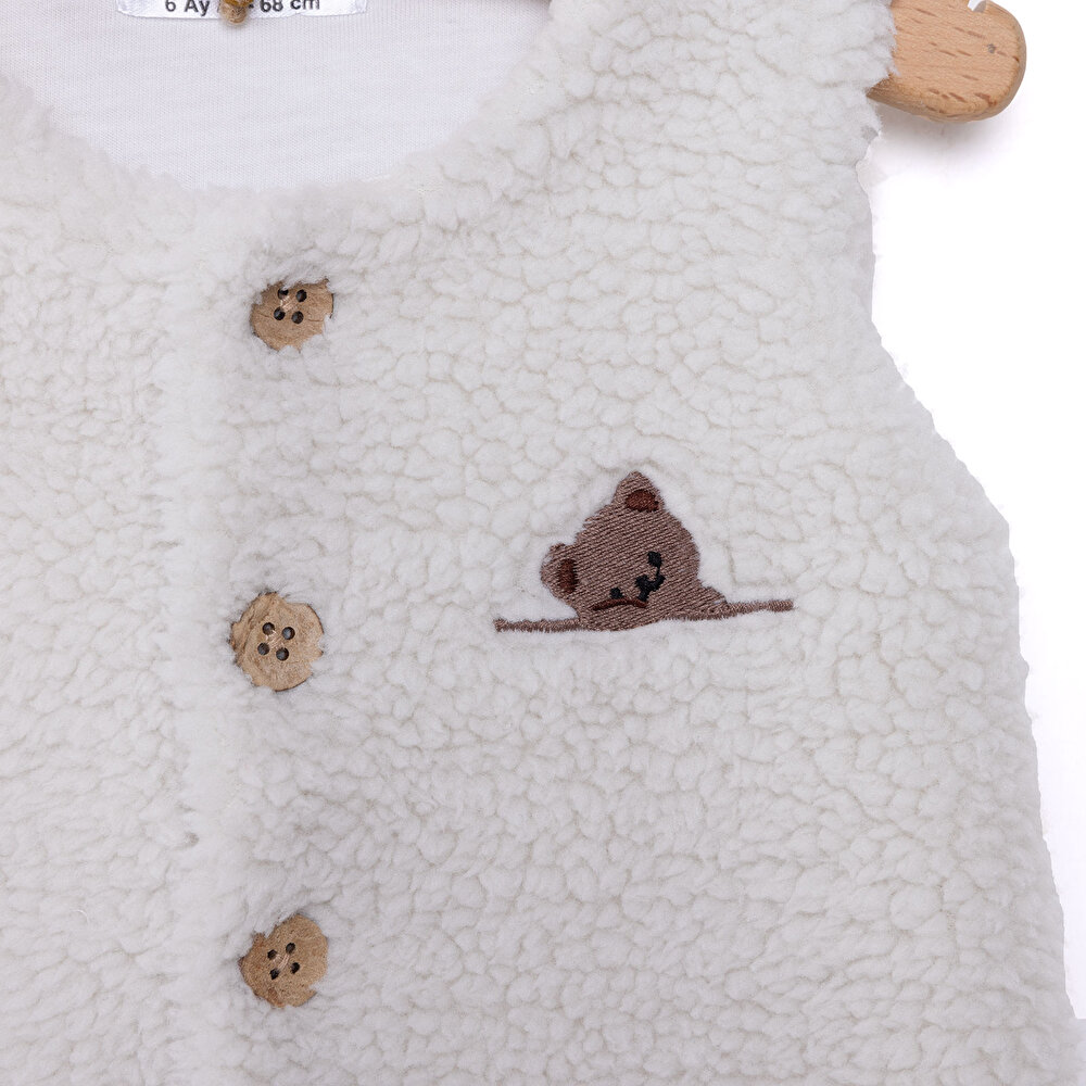 Yenidoğan Kız Welsoft Yelek Kız Bebek