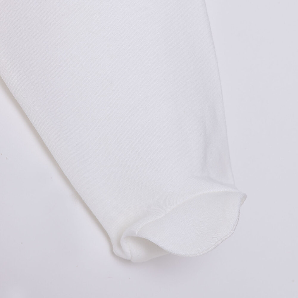 Erkek Bebek Yenidoğan Mevlüt Kıyafeti Gabardin Kapüşonlu Uzun Kol Patikli Paça