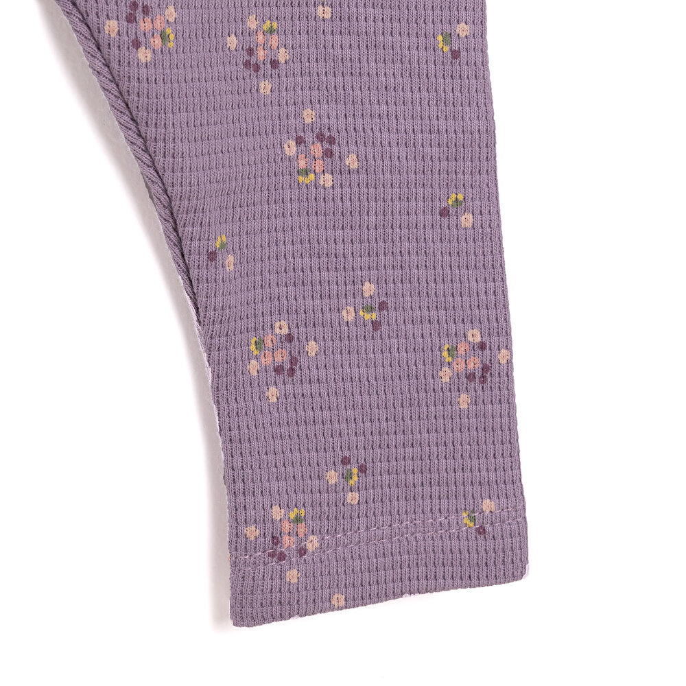 Yenidoğan Mini Flowers Bluz-Tayt Kız Bebek