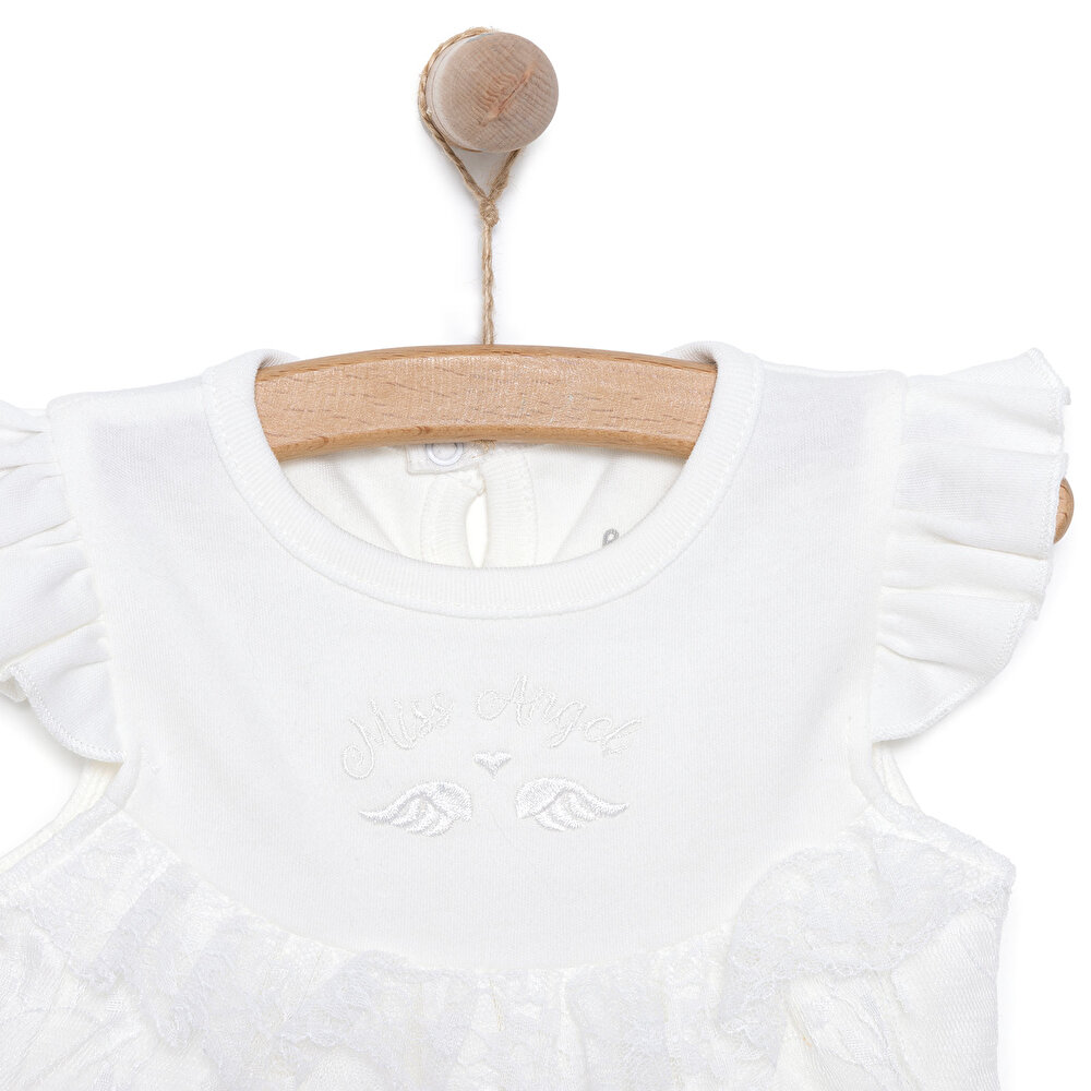 Yenidoğan Miss Angel Kısa Tulum Kız Bebek