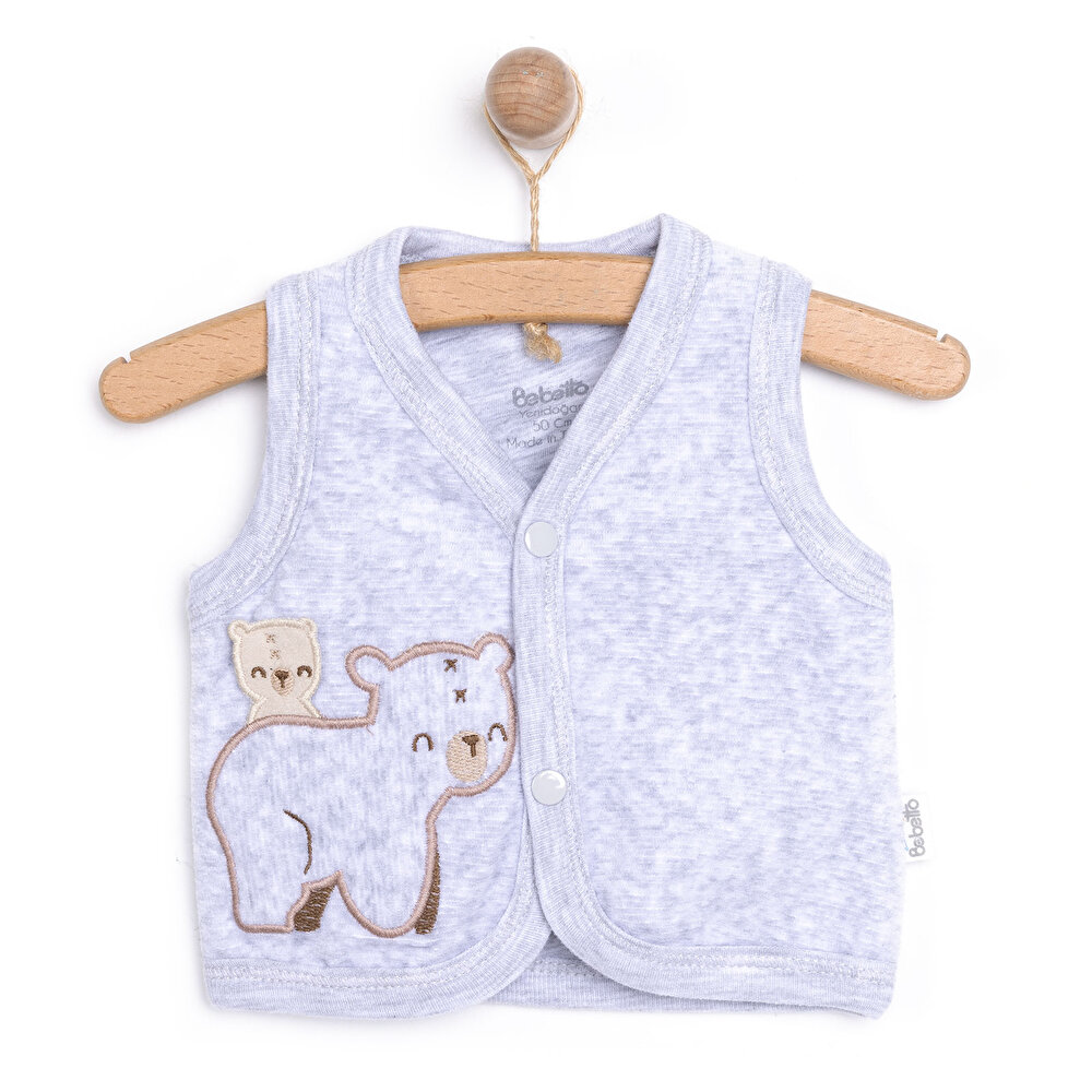 Yenidoğan Mother's Unisex Kadife Yelek Unisex